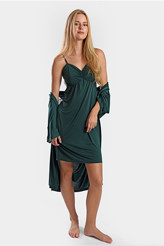 Ling J&A 66020 - H49 Sleep Shirt & Robe - Hossam Tex