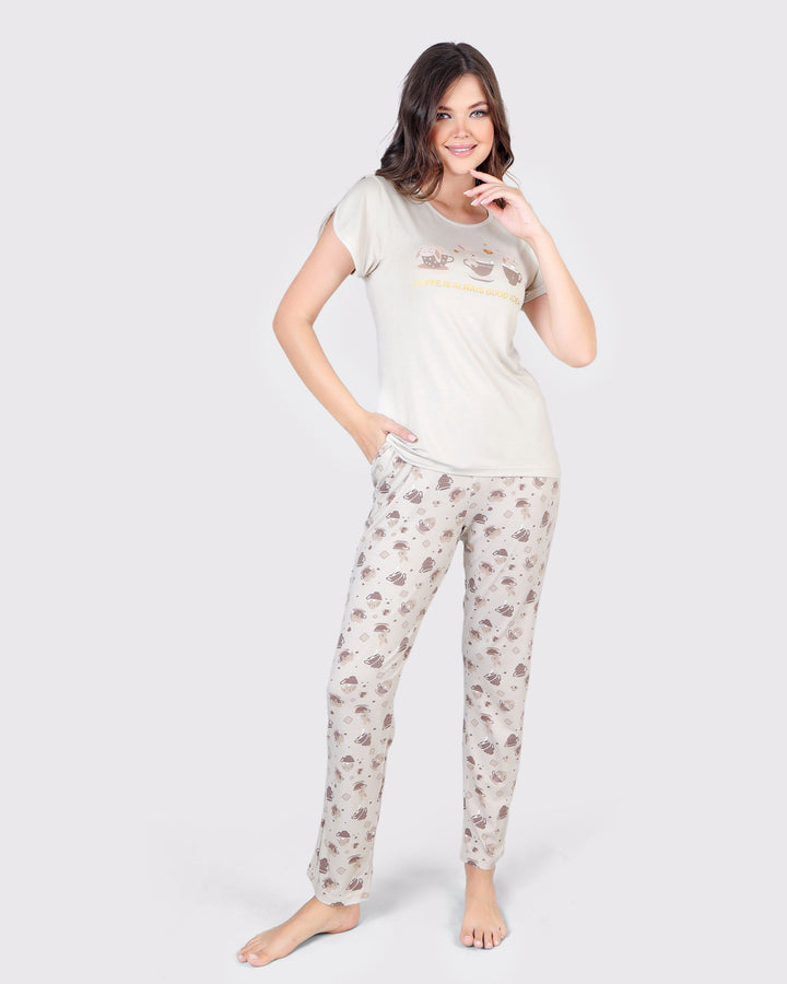 S24 J&A Bunny Dots 8342 Pyjama - Hossam Tex