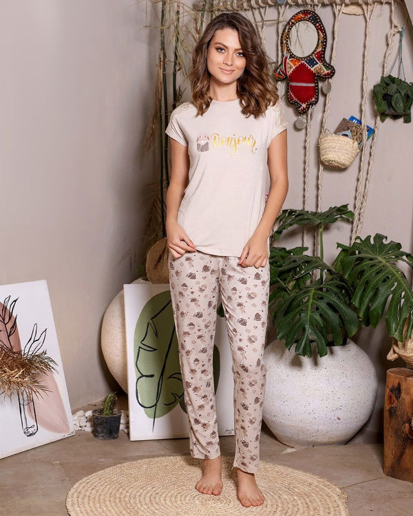 S24 J&A Bunny Dots 8343 Pyjama - Hossam Tex