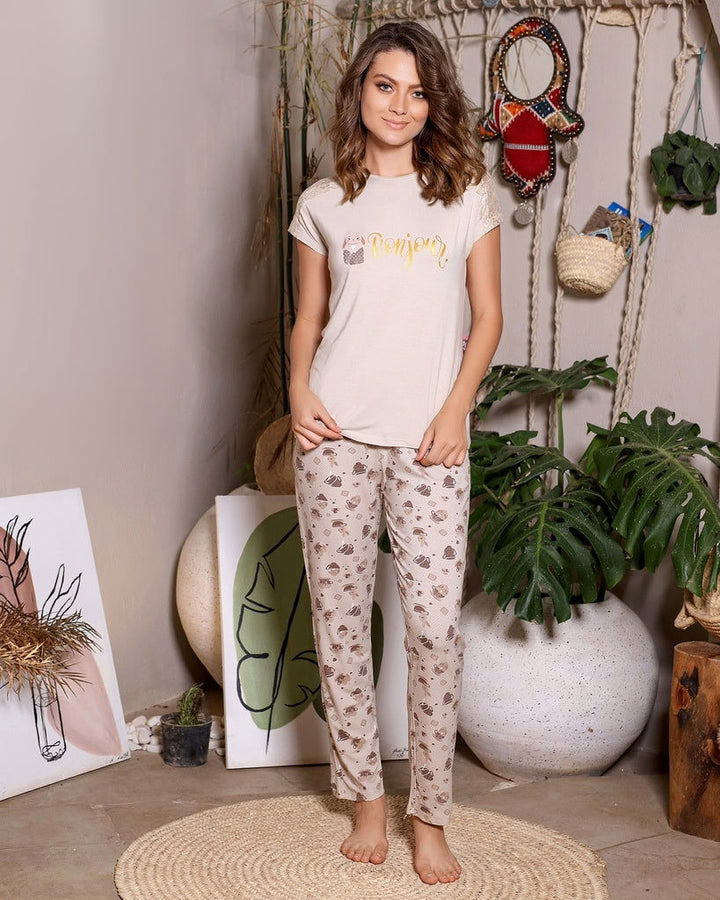 S24 J&A Bunny Dots 8343 Pyjama - Hossam Tex