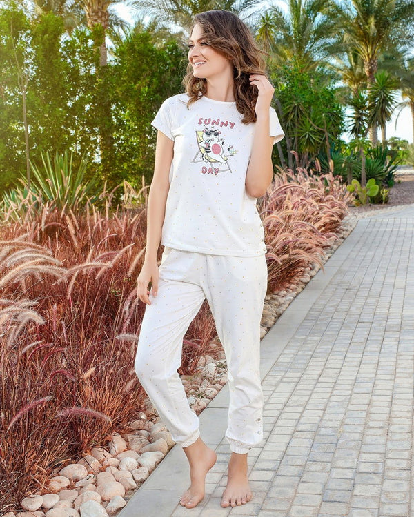 S24 J&A Dots 8014 Pyjama - Hossam Tex