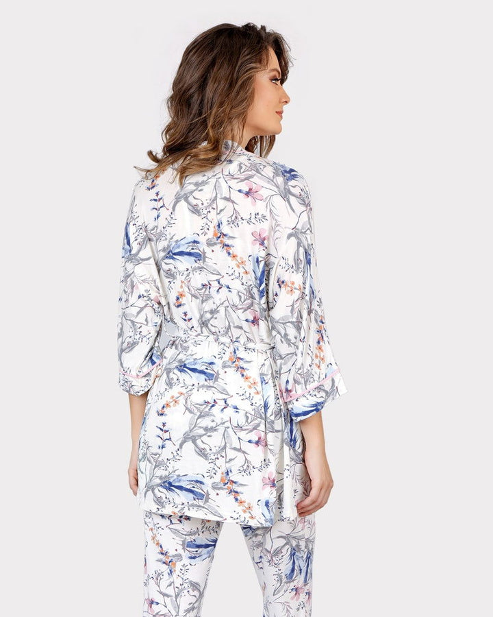 S24 J&A Soft Flower 8001 Pyjama & Robe - Hossam Tex