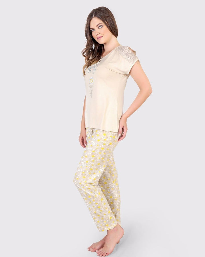 S24 J&A Sun Flower 8317 Pyjama - Hossam Tex