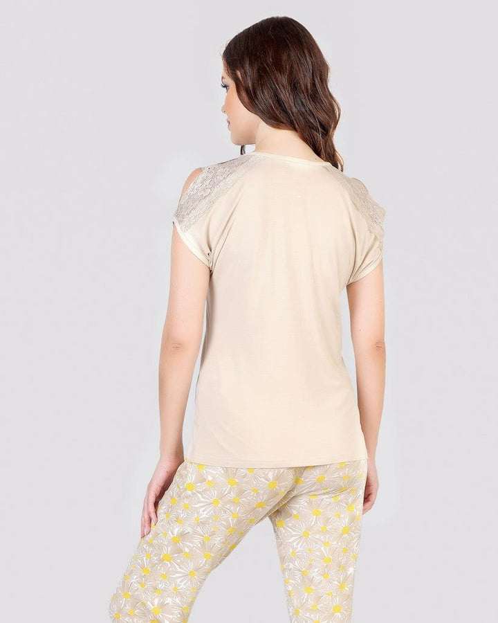 S24 J&A Sun Flower 8317 Pyjama - Hossam Tex